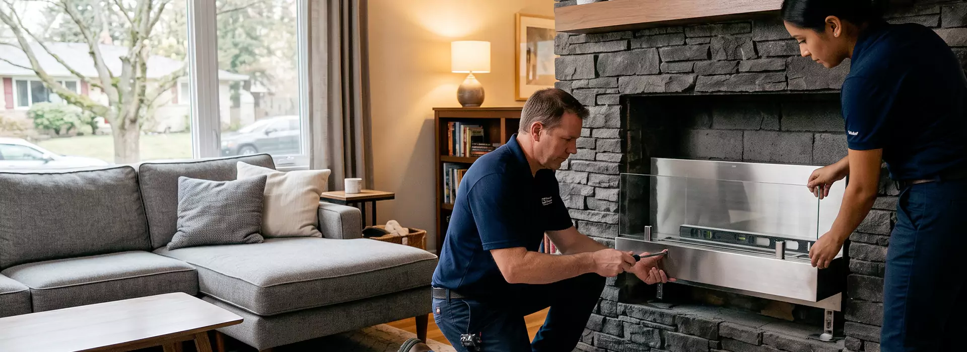 Ethanol Fireplace Installation in Howell, NJ