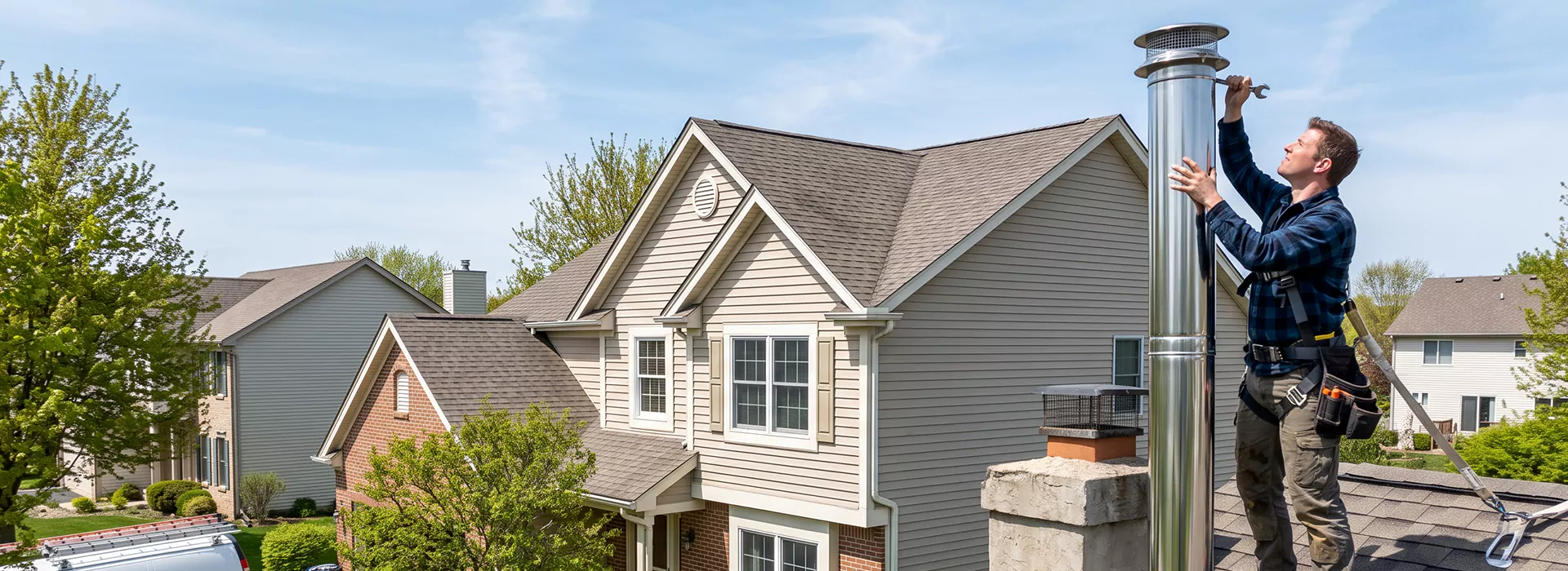 Metal Chimney Installation in Howell