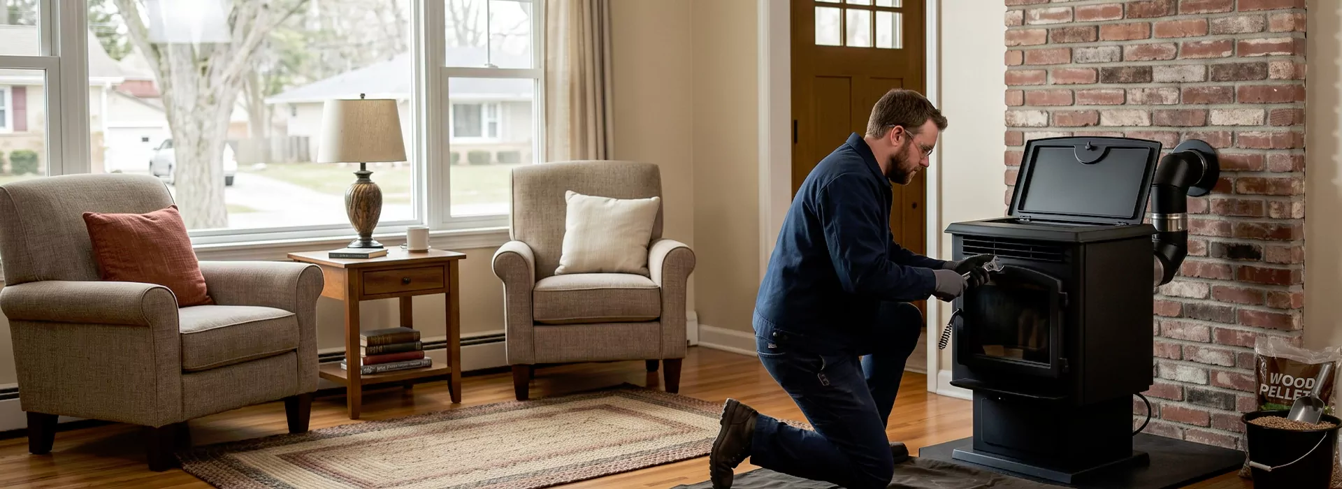 Pellet Fireplace Installation Howell, NJ