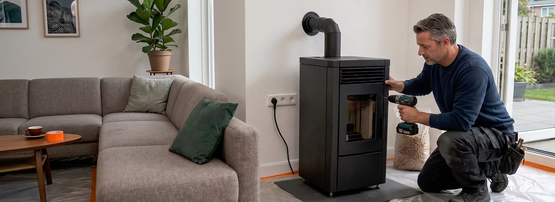 Pellet Stove Chimney Installation in Howell, NJ