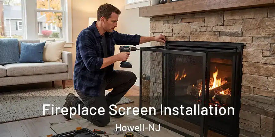 Fireplace Screen Installation Howell-NJ