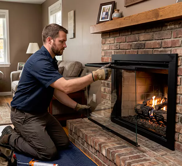 Certified Fireplace Glass Installation Company: Your Local Fireplace Glass Door Installer in Howell, NJ