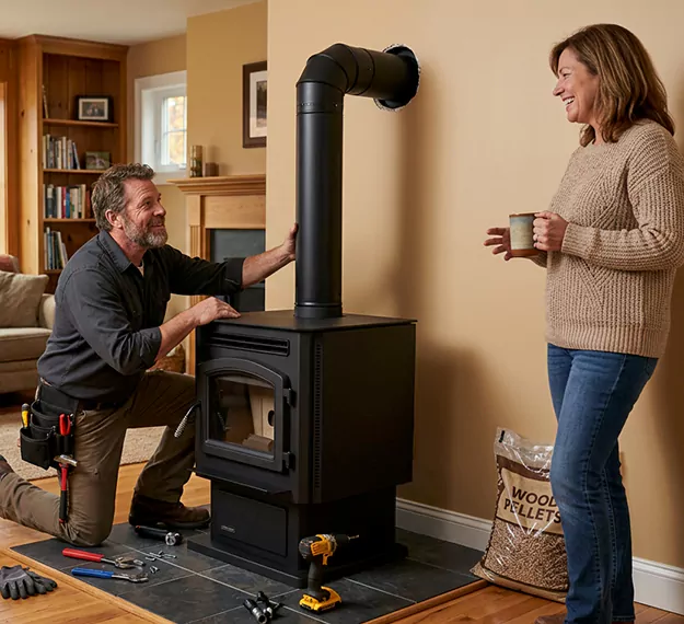 Certified Pellet Fireplace Installation Company: Your Local Pellet Stove Fitting Team in Howell, NJ
