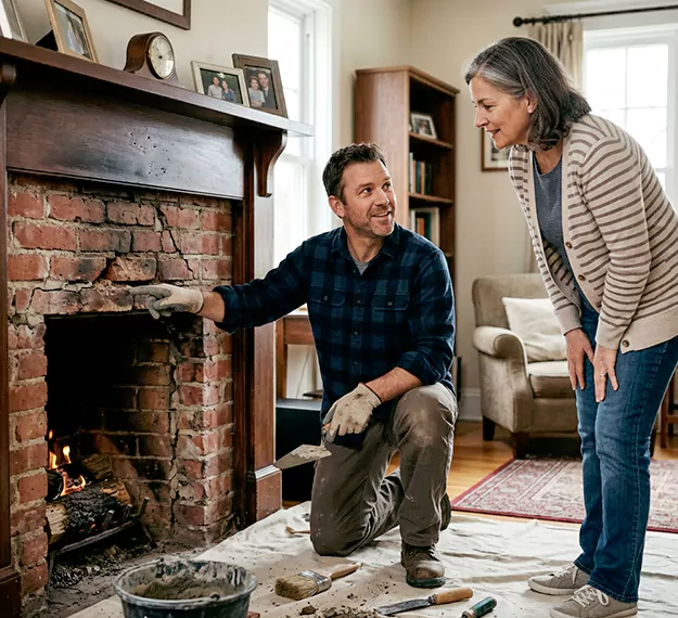 Why Howell Homeowners Choose Our Brick Fireplace Repair Team?
