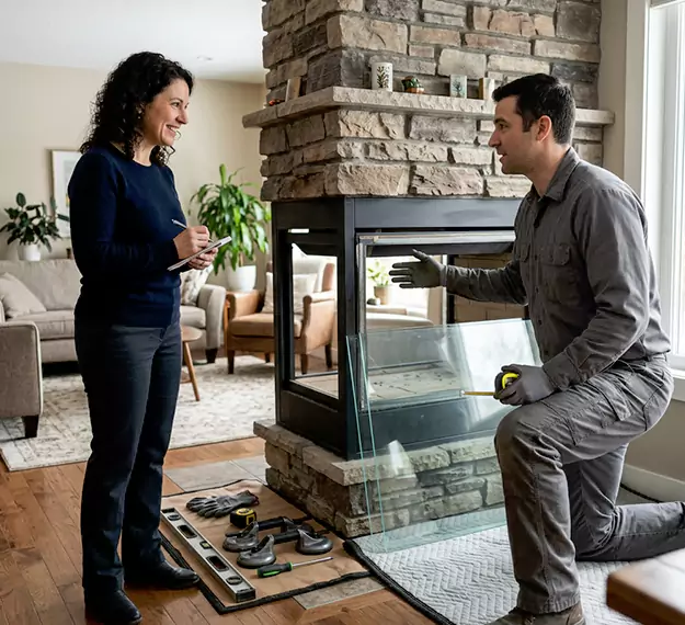 Certified Fireplace Glass Installation Company: Your Local Fireplace Glass Door Installer in Howell, NJ
