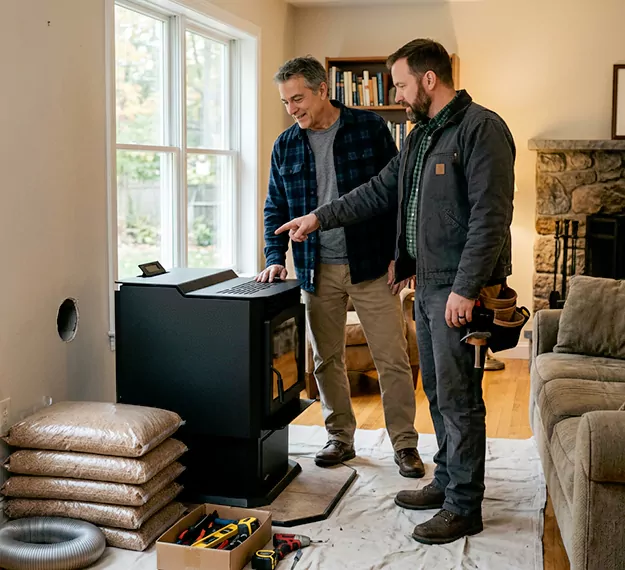 Why Howell Homeowners Choose Our Pellet Fireplace Installation Team?