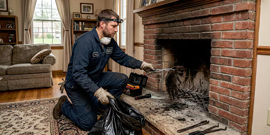 Dead Animal in Fireplace Removal Howell