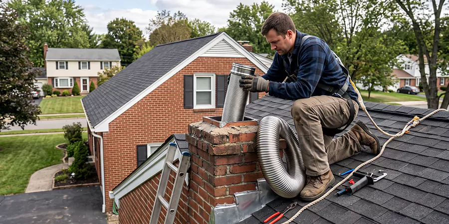 Chimney Sleeve Installation Howell