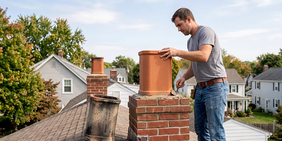 Matching Chimney Pot Replacement Howell