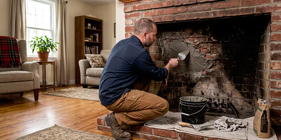 Modern Fireplace Refacing Howell