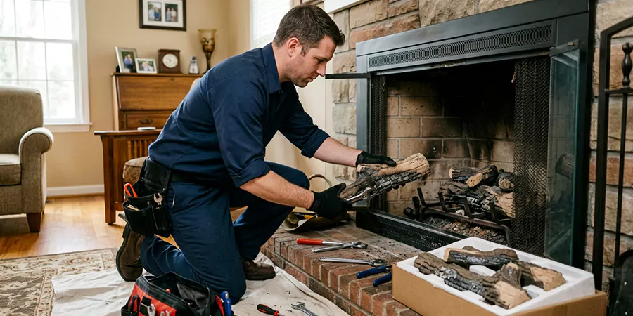 Ventless Gas Log Replacement Howell