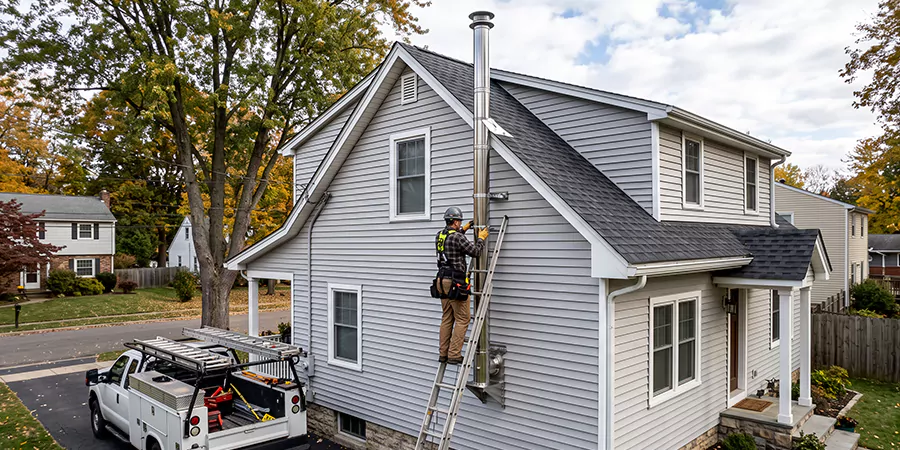 Wood Fireplace Chimney Liner Installation Howell