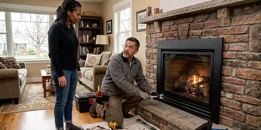 Fireplace and Log Fire Installation Howell